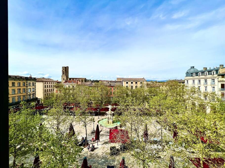 O Ma Tre, Clim, Wifi, Vue Imprenable Appartement Carcassonne Buitenkant foto
